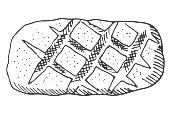 Download Ciabatta Drawing. Traditional Homemade B - Premium Resources