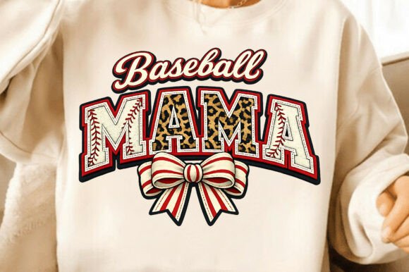 Download Baseball Mama Baseball Coquette Bow Png - Mama Collection