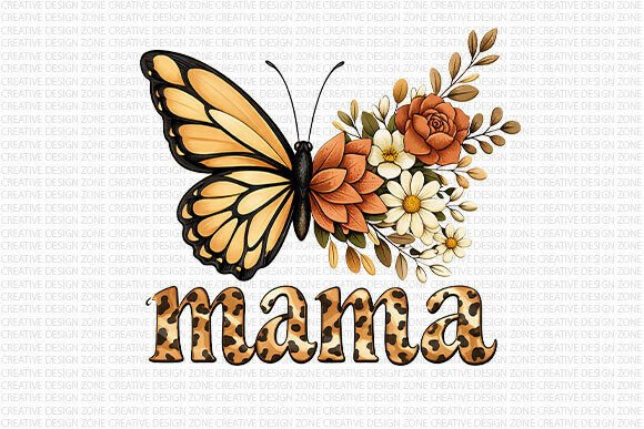 Download Butterfly Floral Mama PNG - Mama Collection
