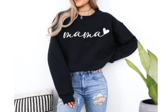 Download Custom Embroidered Mama Sweatshirt - Mama Collection