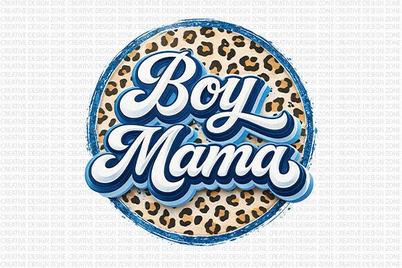 Download Boy Mama Design Leopard PNG - Mama Collection