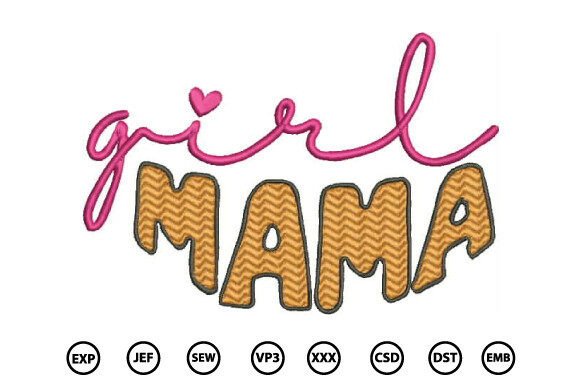 Download Mama Embroidery Design - Mama Collection