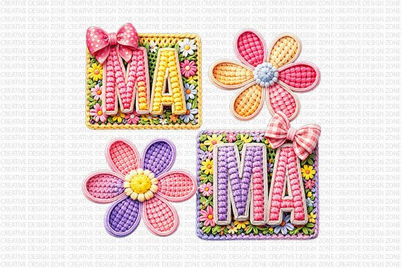 Download Patchwork Mama Floral PNG - Mama Collection