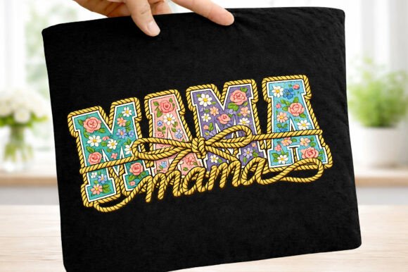 Download Floral MAMA Yarn Crochet Mothers Day Png - Mama Collection
